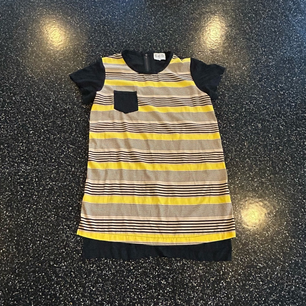 Sea New York Silk Striped Mini Dress